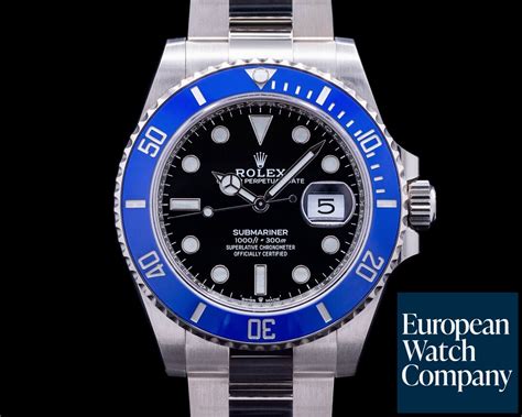 rolex submariner blue 18k gold|rolex submariner date 126619lb.